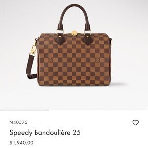 Louis Vuitton Speedy Bandoulière 25